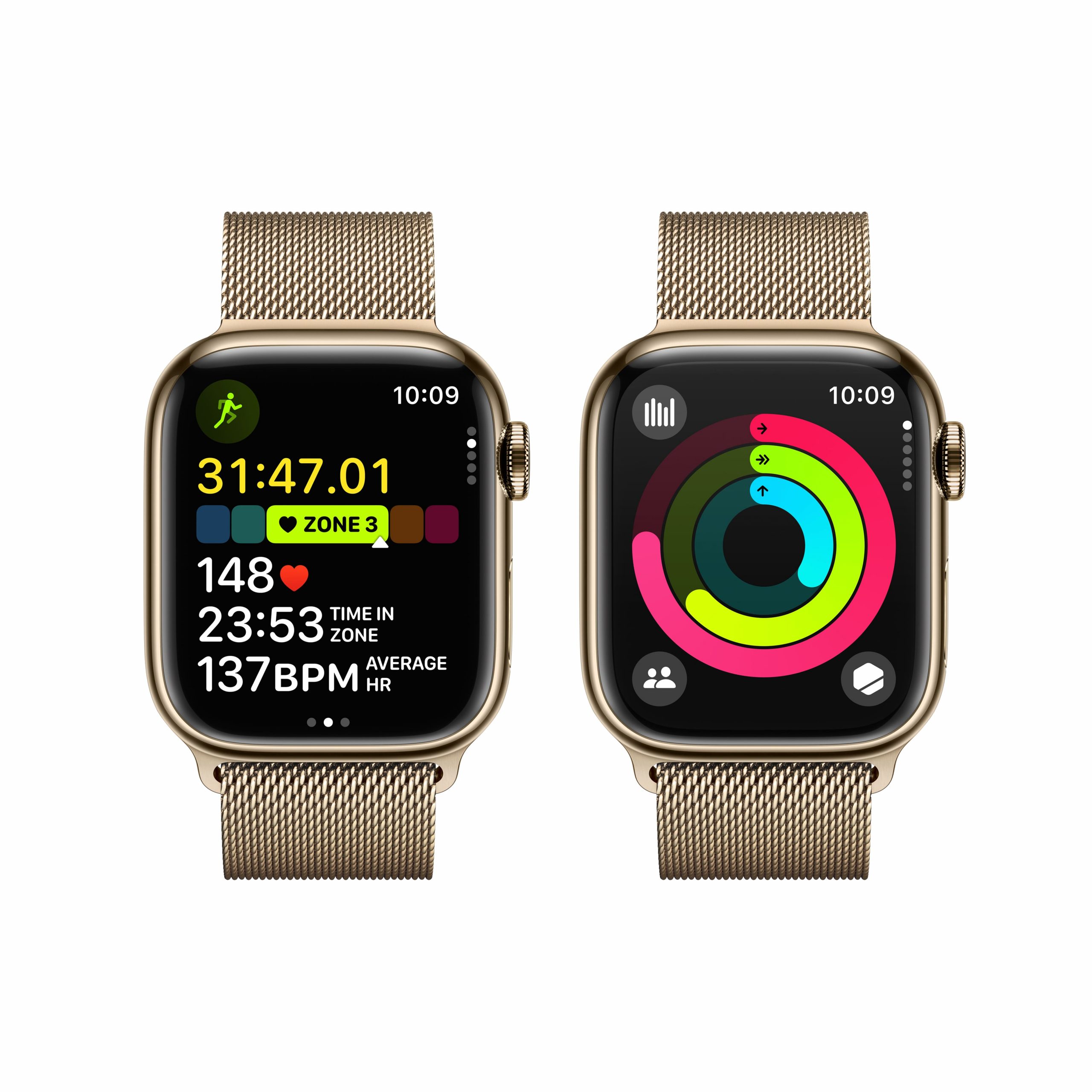 Apple watch series 4 stainless steel gold best sale