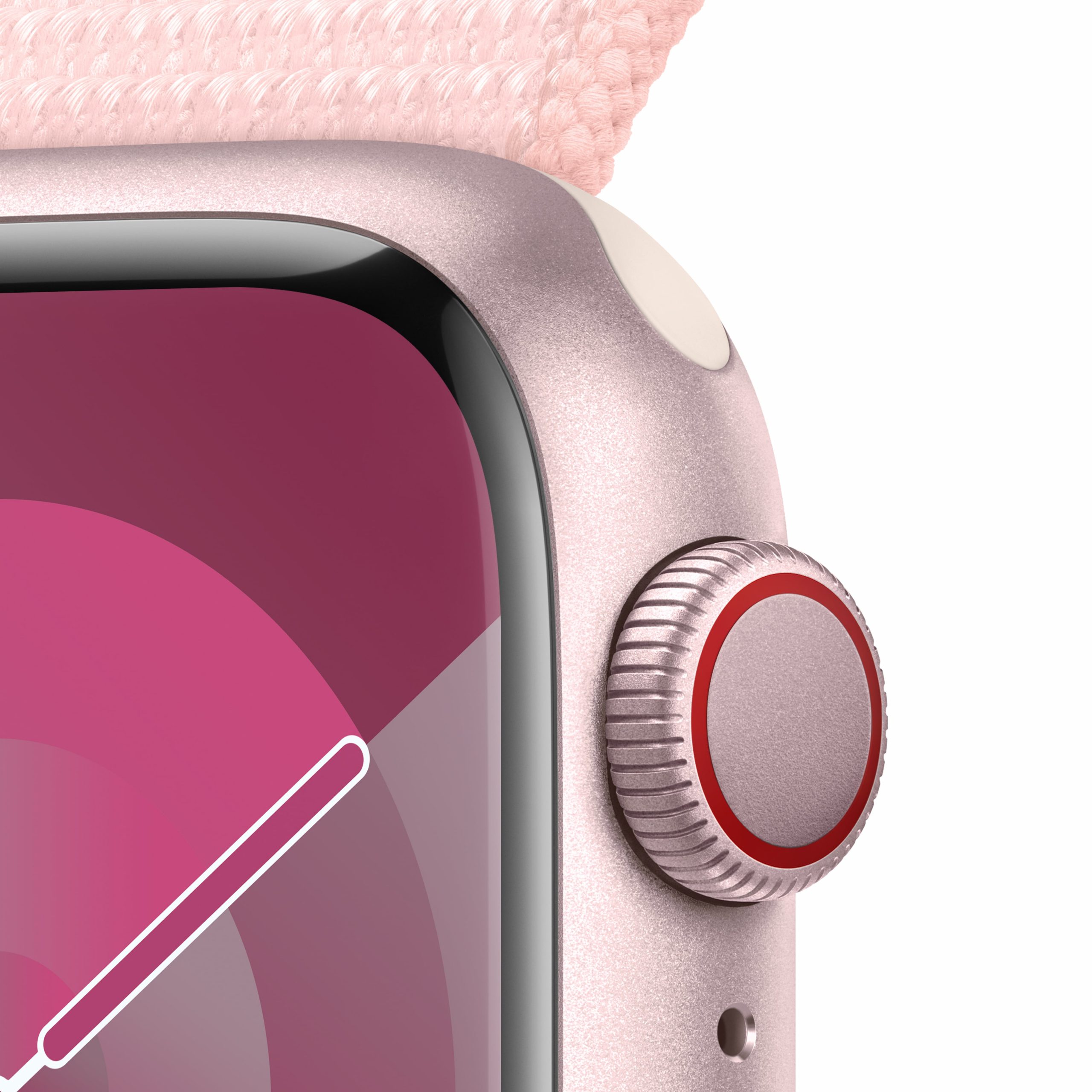 Apple watch series 4 pink sport loop top