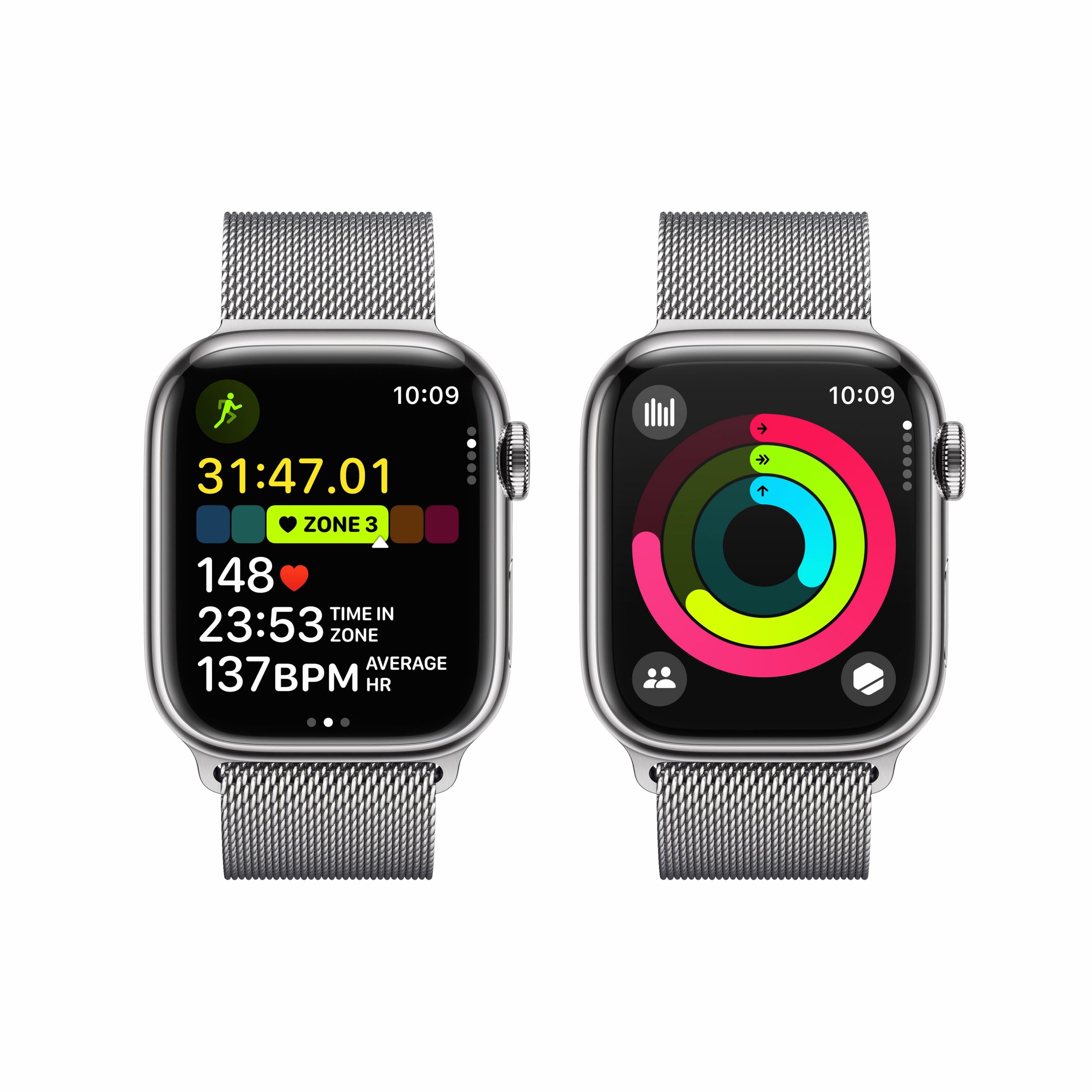 Apple watch series 3 stainless steel silver sale