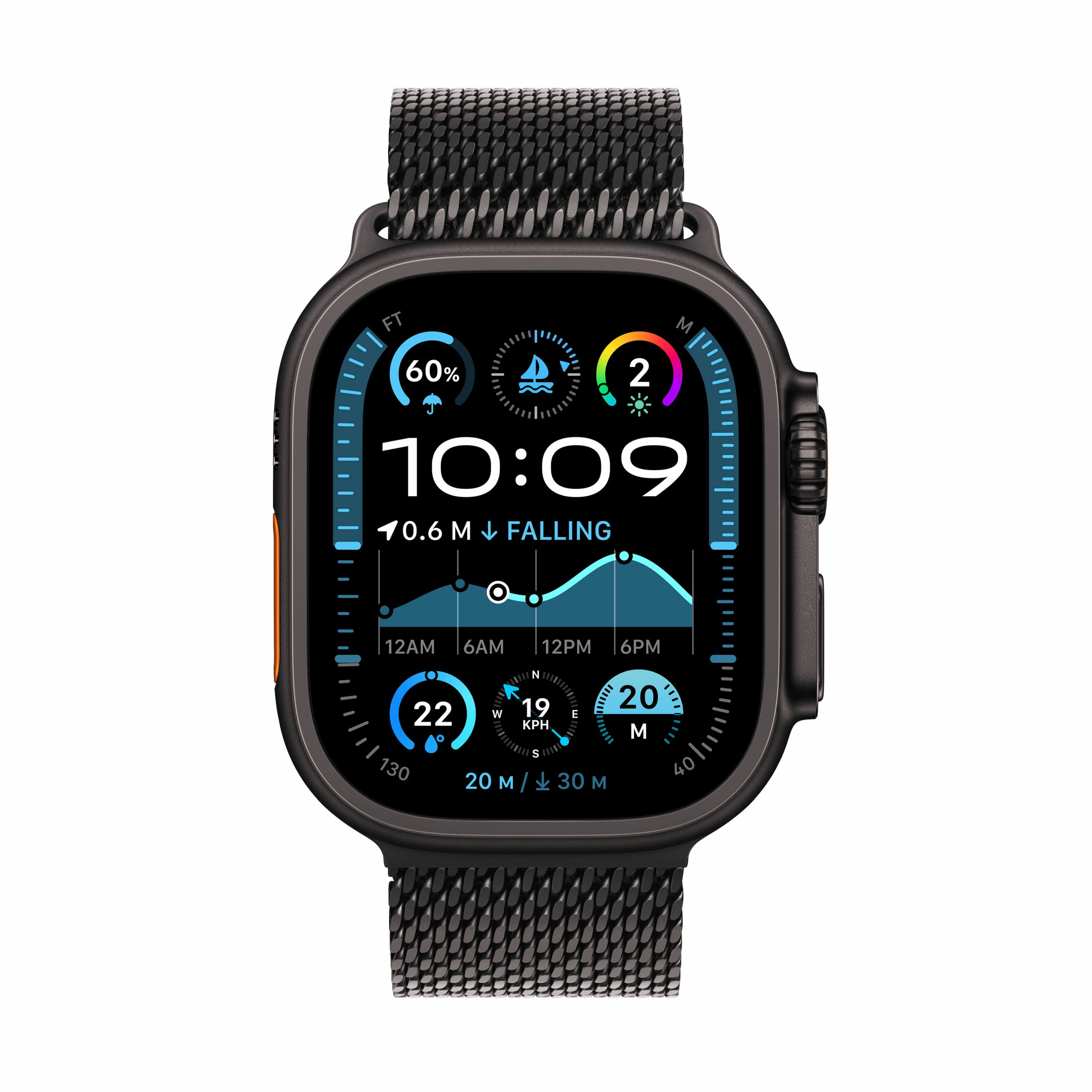 Apple Watch Ultra 2 with Milanese Loop iTronics